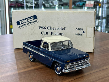 Chevrolet C10 Pickup Truck 1966 – Dark Blue – 1:24 Diecast (Full Opening)