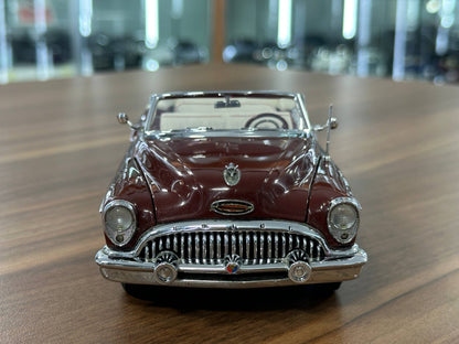 Buick Skylark Convertible 1953 – Burgundy Metallic Brown – 1:24 Diecast (Full Opening)