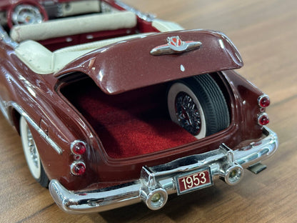 Buick Skylark Convertible 1953 – Burgundy Metallic Brown – 1:24 Diecast (Full Opening)