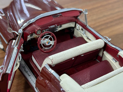 Buick Skylark Convertible 1953 – Burgundy Metallic Brown – 1:24 Diecast (Full Opening)