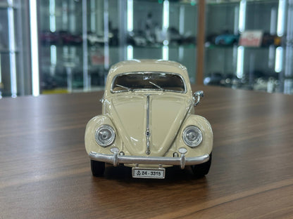 1/18 Diecast Bburago Volkswagen Käfer Beetle (1955) in Beige