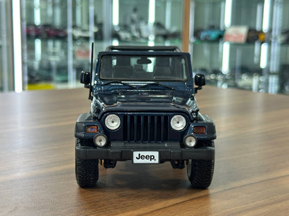 1/18 Diecast Maisto Jeep Wrangler Rubicon in Dark Blue
