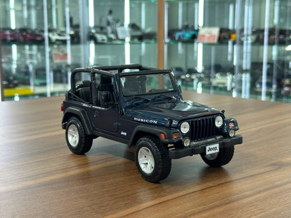1/18 Diecast Maisto Jeep Wrangler Rubicon in Dark Blue