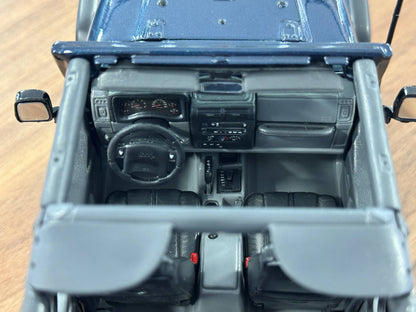 1/18 Diecast Maisto Jeep Wrangler Rubicon in Dark Blue