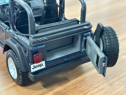 1/18 Diecast Maisto Jeep Wrangler Rubicon in Dark Blue