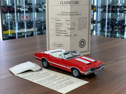 Danbury Mint Oldsmobile 442 W30 1970 – 1/24 Diecast Rally Red/White