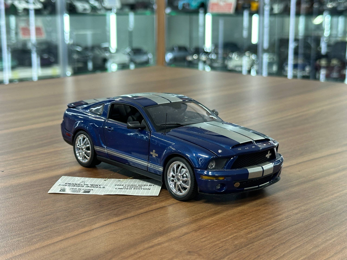 Franklin Mint Ford Mustang Shelby 2008 – 1/24 Diecast Dark Blue (Limited Edition)