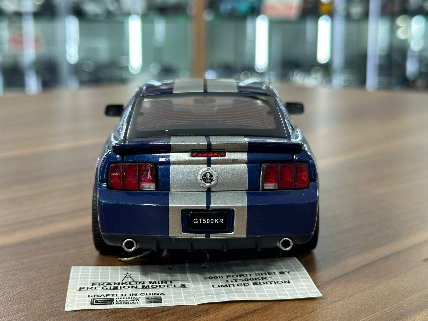 Franklin Mint Ford Mustang Shelby 2008 – 1/24 Diecast Dark Blue (Limited Edition)