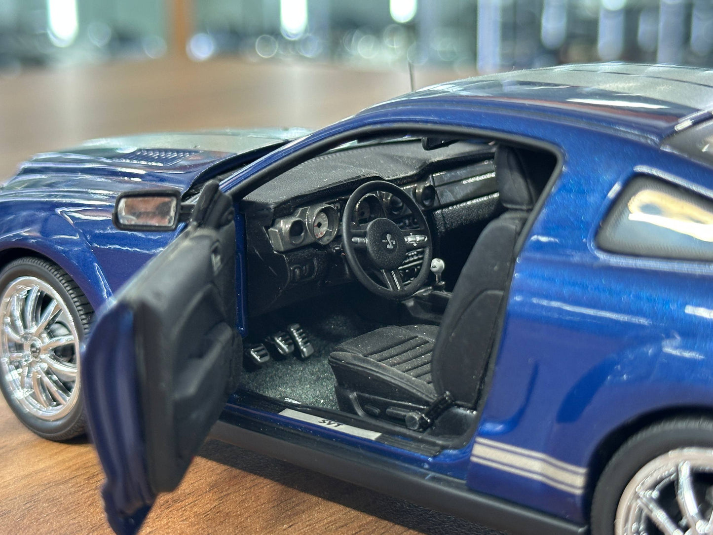 Franklin Mint Ford Mustang Shelby 2008 – 1/24 Diecast Dark Blue (Limited Edition)