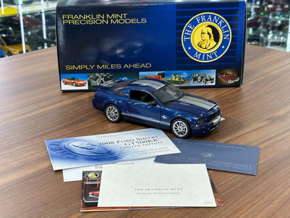 Franklin Mint Ford Mustang Shelby 2008 – 1/24 Diecast Dark Blue (Limited Edition)