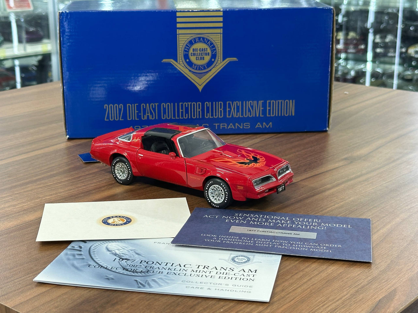 Franklin Mint Pontiac Trans Am Exclusive 1977 – 1/24 Diecast Red