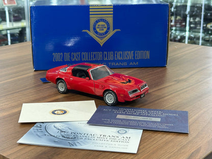 Franklin Mint Pontiac Trans Am Exclusive 1977 – 1/24 Diecast Red