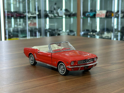 Franklin Mint Ford Mustang Convertible 1964 – 1/24 Diecast Red