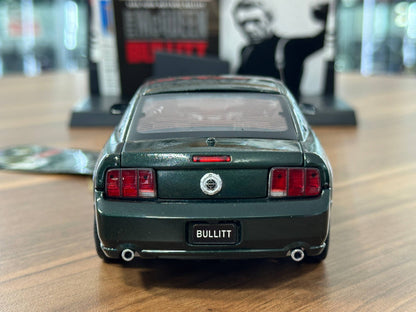 Franklin Mint Ford Mustang McQueen Bullitt 2008 – 1/24 Diecast Dark Green (Limited Edition)