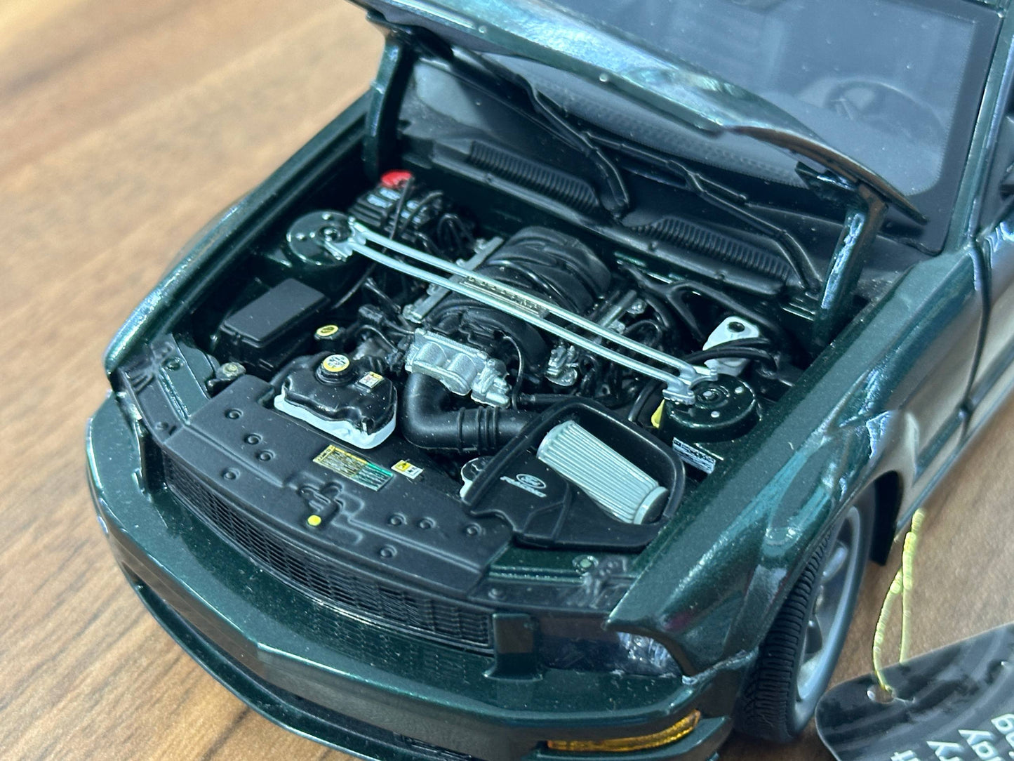 Franklin Mint Ford Mustang McQueen Bullitt 2008 – 1/24 Diecast Dark Green (Limited Edition)