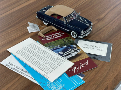 Franklin Mint Ford Custom 1949 – 1/24 Diecast Dark Blue