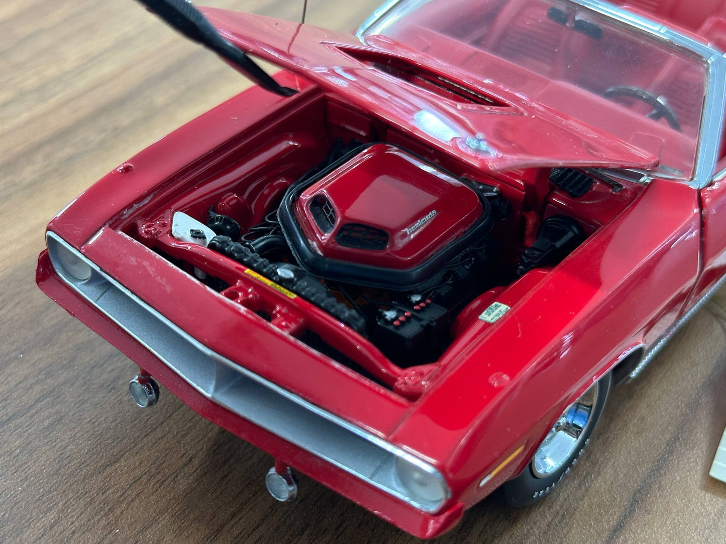 Franklin Mint Plymouth Hemicuda Convertible 1970 – 1/24 Diecast Red