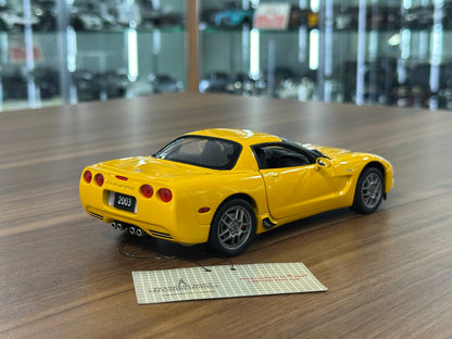 Franklin Mint Chevrolet Corvette 2003 – 1/24 Diecast Yellow (Limited Edition)
