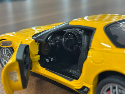 Franklin Mint Chevrolet Corvette 2003 – 1/24 Diecast Yellow (Limited Edition)