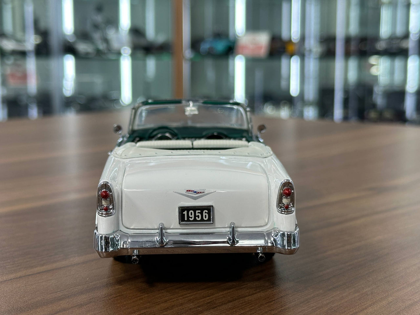 Franklin Mint Chevrolet Bel Air Convertible 1956 – 1/24 Diecast Green/White