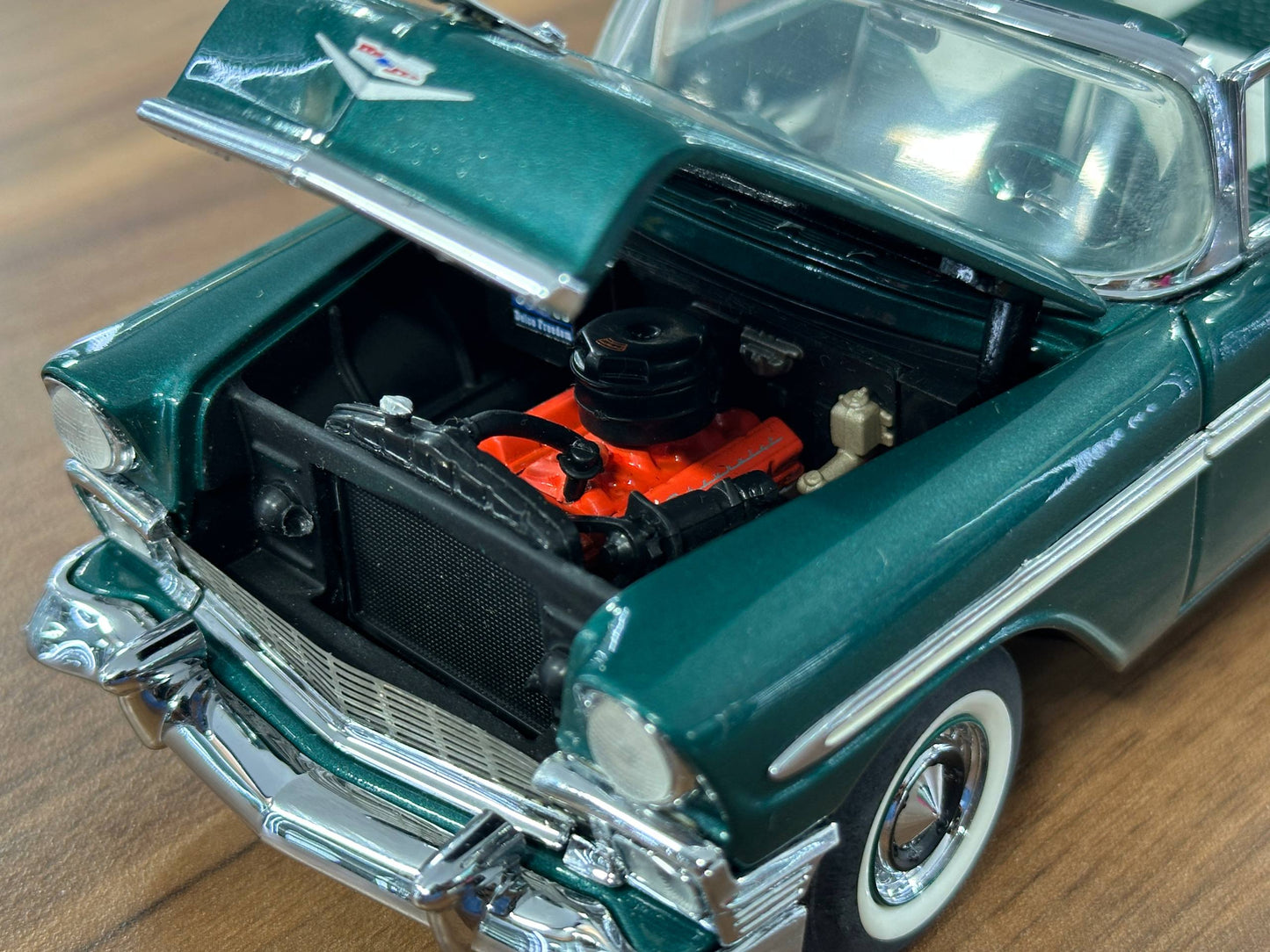 Franklin Mint Chevrolet Bel Air Convertible 1956 – 1/24 Diecast Green/White