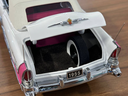 Franklin Mint Packard Caribbean Convertible 1955 – 1/24 Diecast White/Pink