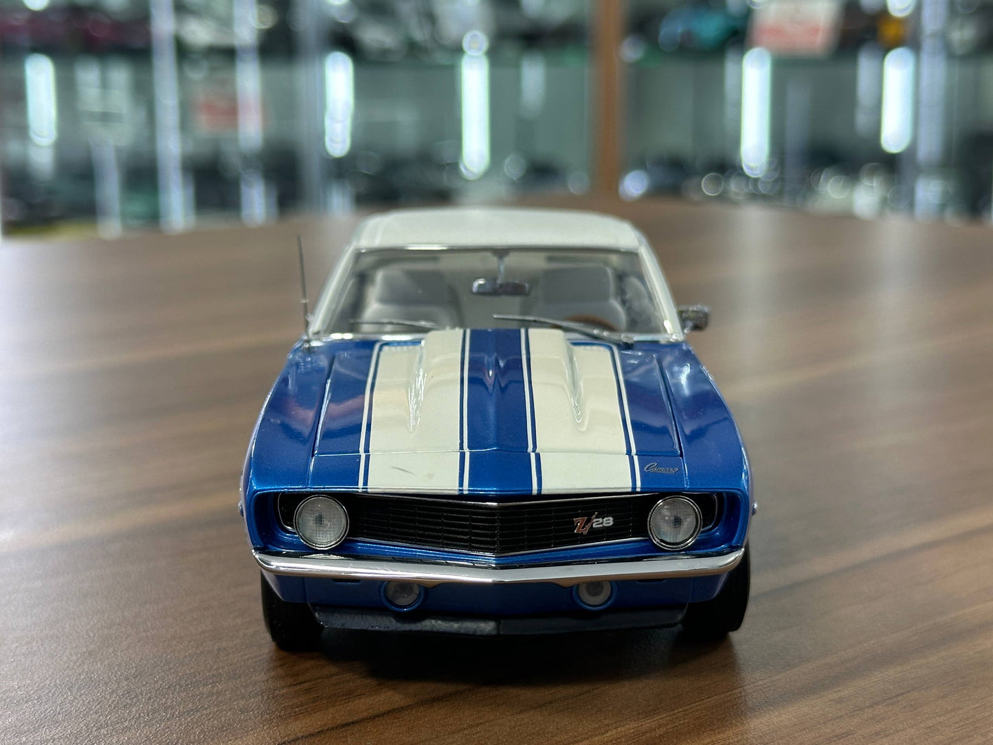 Franklin Mint Chevrolet Camaro Coupe 1969 – 1/24 Diecast Blue (Limited Edition)