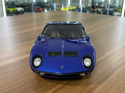 1/18 Diecast KYOSHO Lamborghini MIURA P400 Blue Metallic