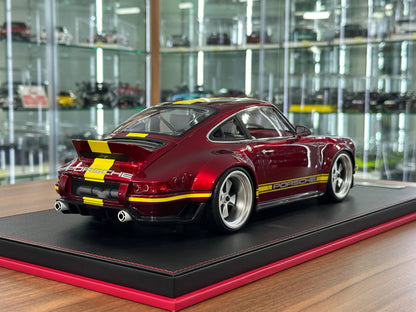 1/12 Resin Porsche Singer DLS – Ivy Image Models (Red with Yellow Stripe)