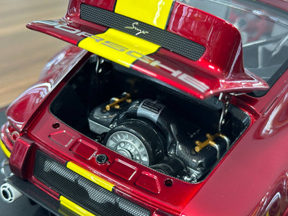 1/12 Resin Porsche Singer DLS – Ivy Image Models (Red with Yellow Stripe)