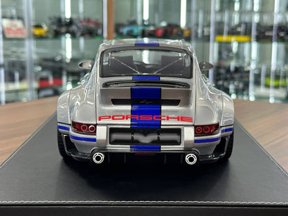 1/12 Resin Porsche Singer DLS – Ivy Image Models (Silver with Blue Stripe)