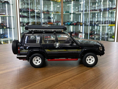 KengFai Toyota Land Cruiser 80 1:18 diecast model in black – full opening collectible for Dubai collectors