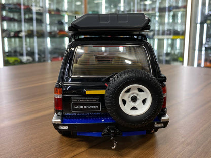 KengFai Toyota Land Cruiser 80 1:18 diecast model in black – full opening collectible for Dubai collectors