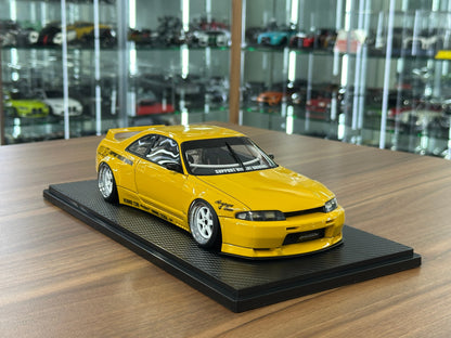 1/18 Resin Ignition Model Nissan Skyline GT-R R33 Pandem – Yellow