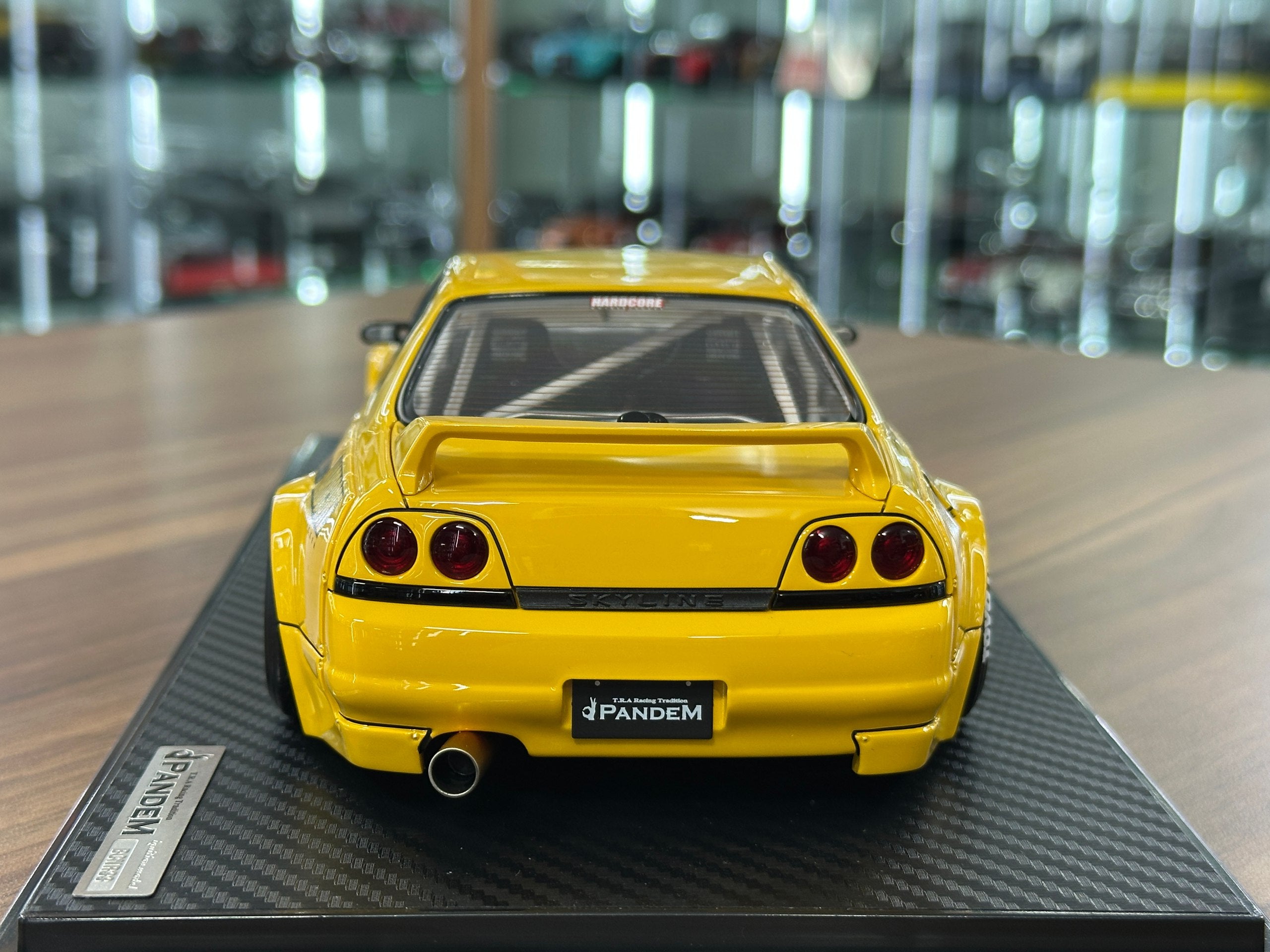 Nissan Skyline GT-R R33 Pandem Yellow 1/18 Resin Model – dturman.com