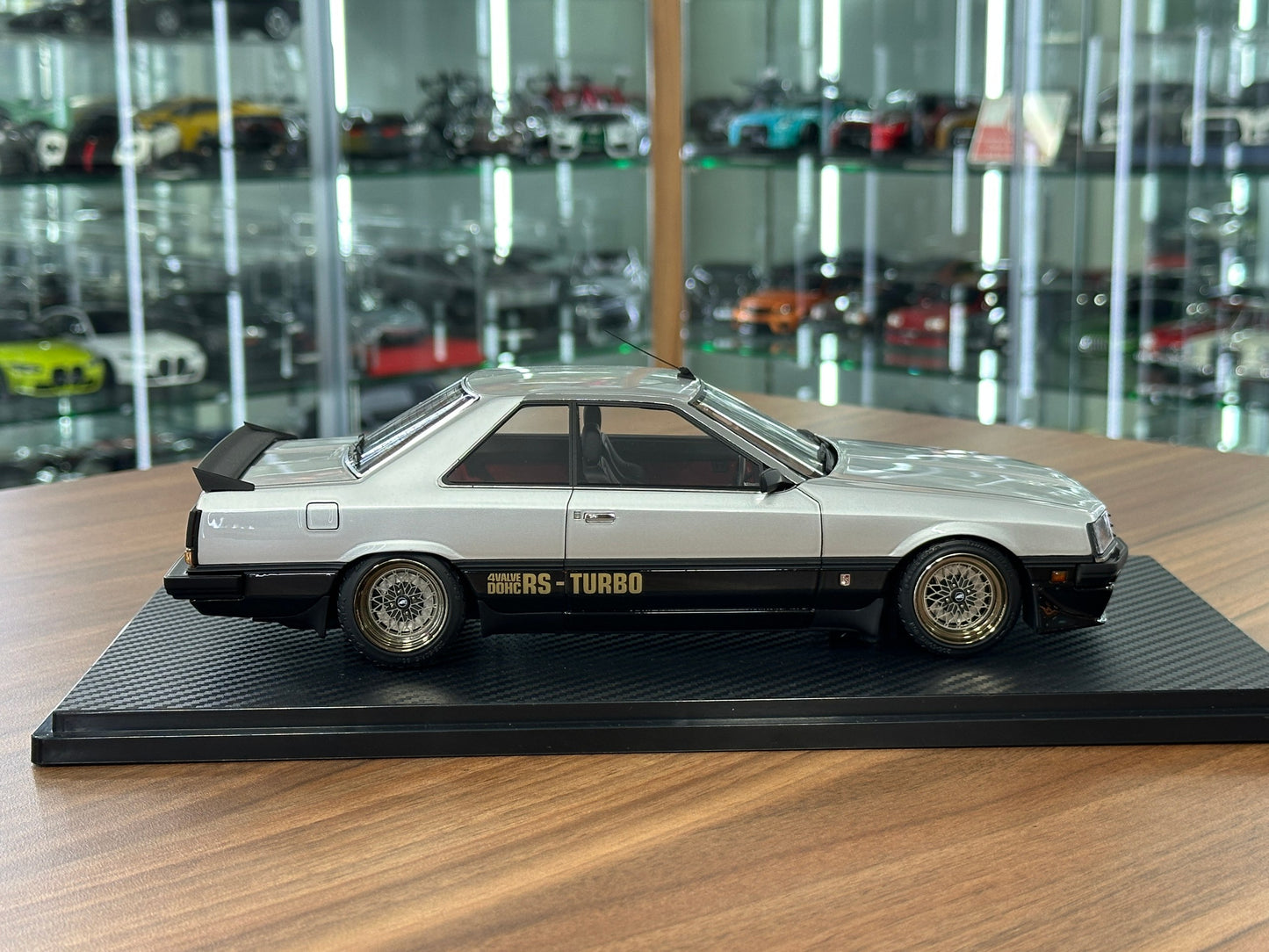 1/18 Resin Ignition Model Nissan Skyline GT-R RS-Turbo R30 – Silver/Black