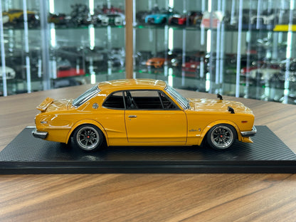 1/18 Resin Ignition Model Nissan Skyline 2000 GT-R KPGC10 – Orange