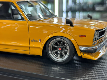 1/18 Resin Ignition Model Nissan Skyline 2000 GT-R KPGC10 – Orange