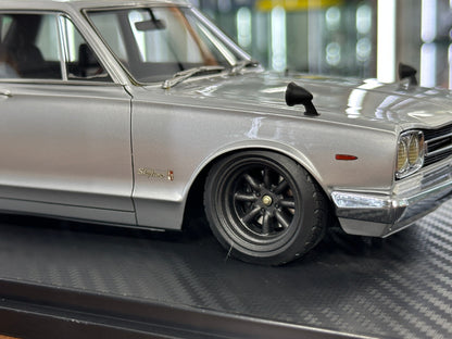 1/18 Resin Ignition Model Nissan Skyline 2000 GT-R PGC10 – Silver