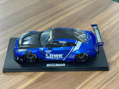 1/18 Resin Ignition Model LB-WORKS Nissan GT-R R35 – Type 2 Blue