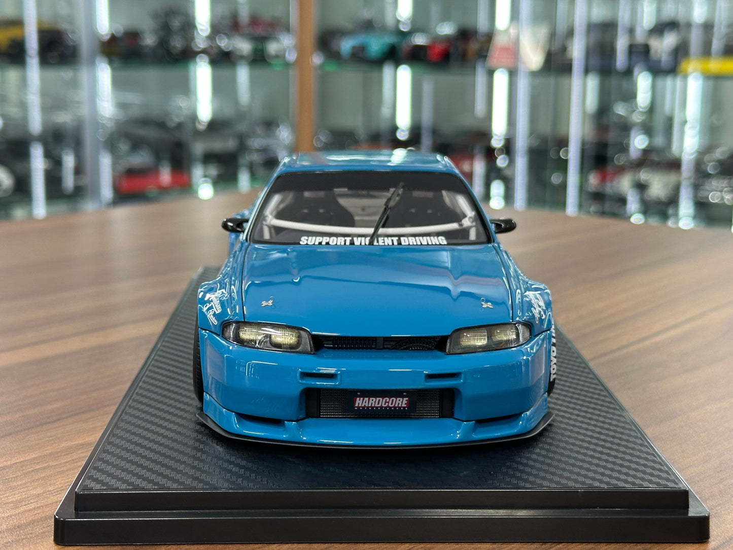 1/18 Resin Ignition Model Nissan Skyline GT-R R33 Pandem – Blue