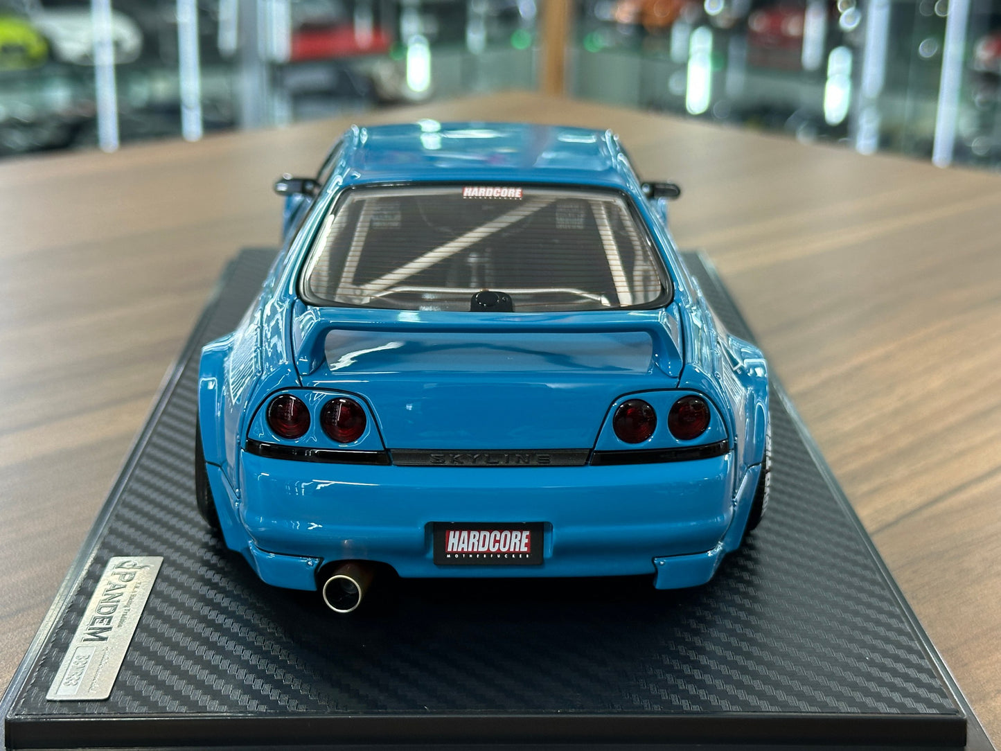 1/18 Resin Ignition Model Nissan Skyline GT-R R33 Pandem – Blue