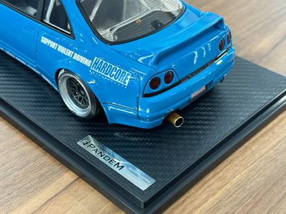 1/18 Resin Ignition Model Nissan Skyline GT-R R33 Pandem – Blue