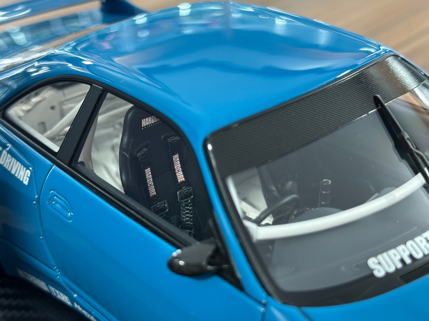 1/18 Resin Ignition Model Nissan Skyline GT-R R33 Pandem – Blue