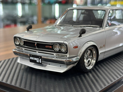 1/18 Resin Ignition Model Nissan Skyline 2000 GT-R KPGC10 – Silver
