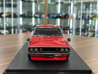 1/18 Resin Ignition Model Nissan Skyline 2000 GT-R KPGC110 – Red