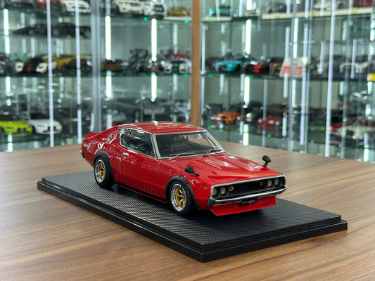 1/18 Resin Ignition Model Nissan Skyline 2000 GT-R KPGC110 – Red