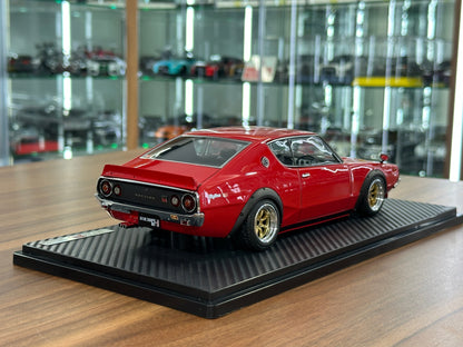 1/18 Resin Ignition Model Nissan Skyline 2000 GT-R KPGC110 – Red