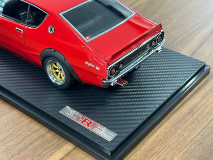 1/18 Resin Ignition Model Nissan Skyline 2000 GT-R KPGC110 – Red