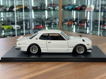 1/18 Resin Model Nissan Skyline 2000 GT-R KPGC10 White